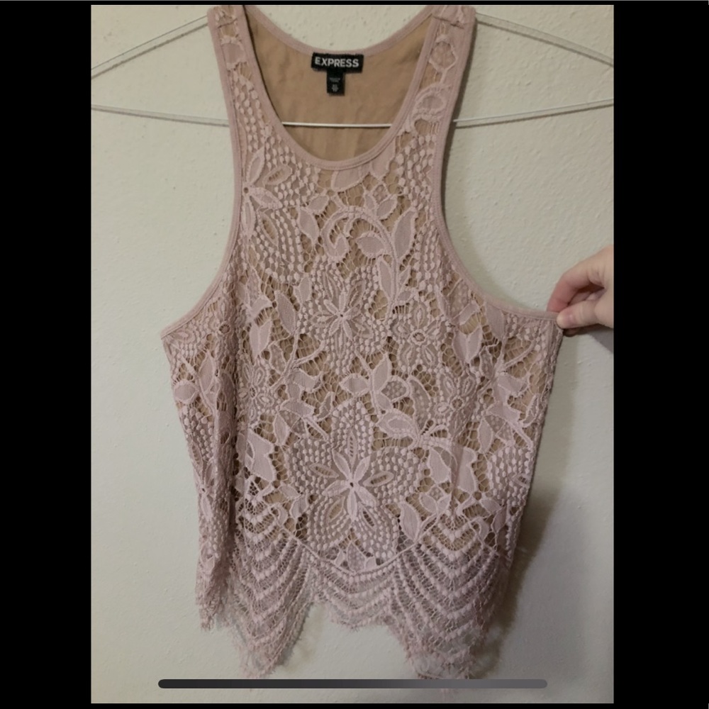 Express lace tank